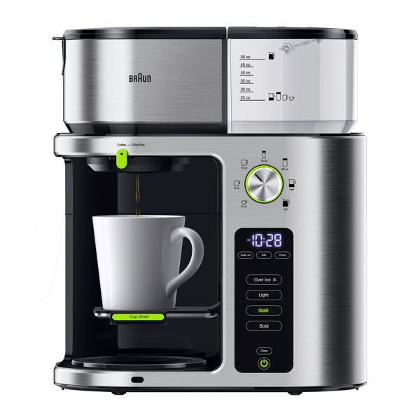 Braun 10Cup Multiserve Coffee Maker & Reviews Wayfair